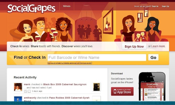 social grapes screen shot